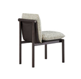 كرسي طعام سوفيرا باللون الرمادي