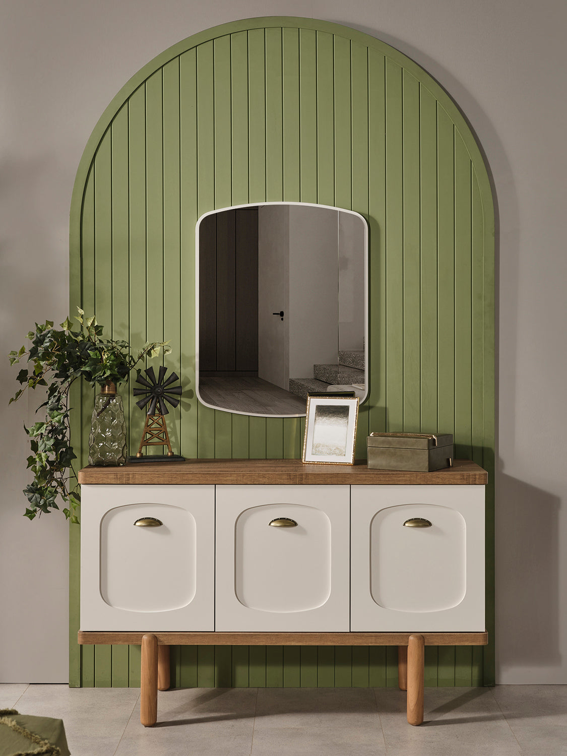 غرفة نوم فيليان باللون البيج