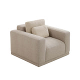 كنب فردي توفا باللون البني