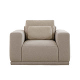 كنب فردي توفا باللون البني