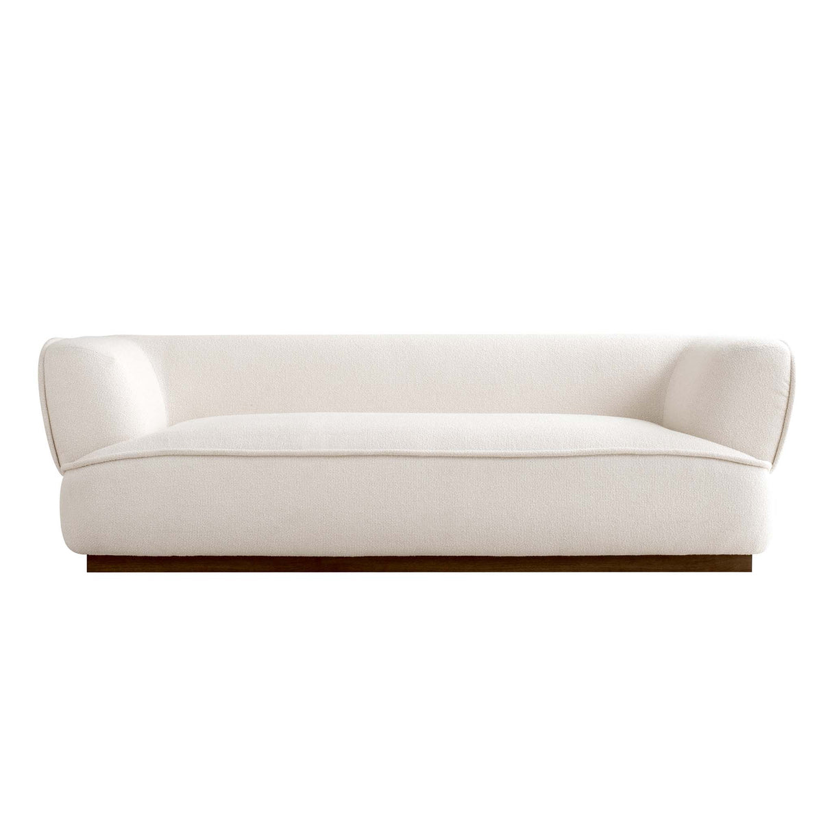 كنب ثلاثي سافيون باللون الأبيض