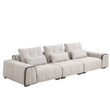 كنب ثلاثي مــيرنو باللون البيج