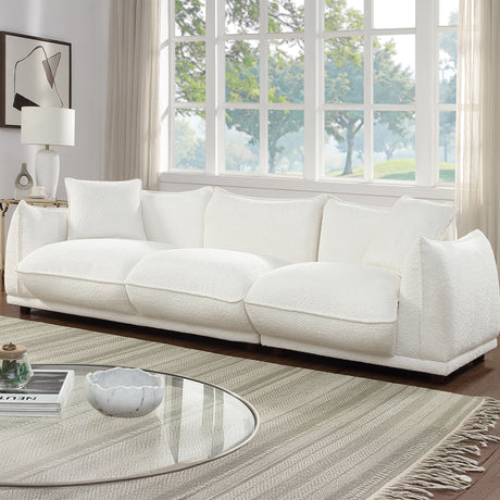 كنب ريلان رباعي باللون الكريمي - High Point