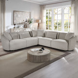 طقم كنب زاوية إليفيانا متعدد الألوان