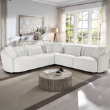 طقم كنب زاوية إليفيانا متعدد الألوان