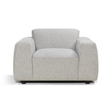 كنب دارفين رمادي باللون الرمادي