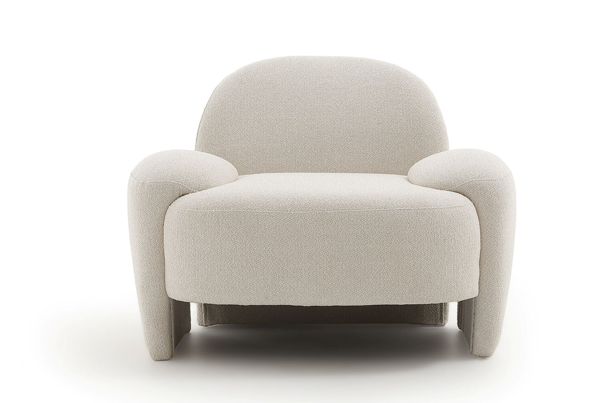 كنب فردي ناديرا باللون البيج