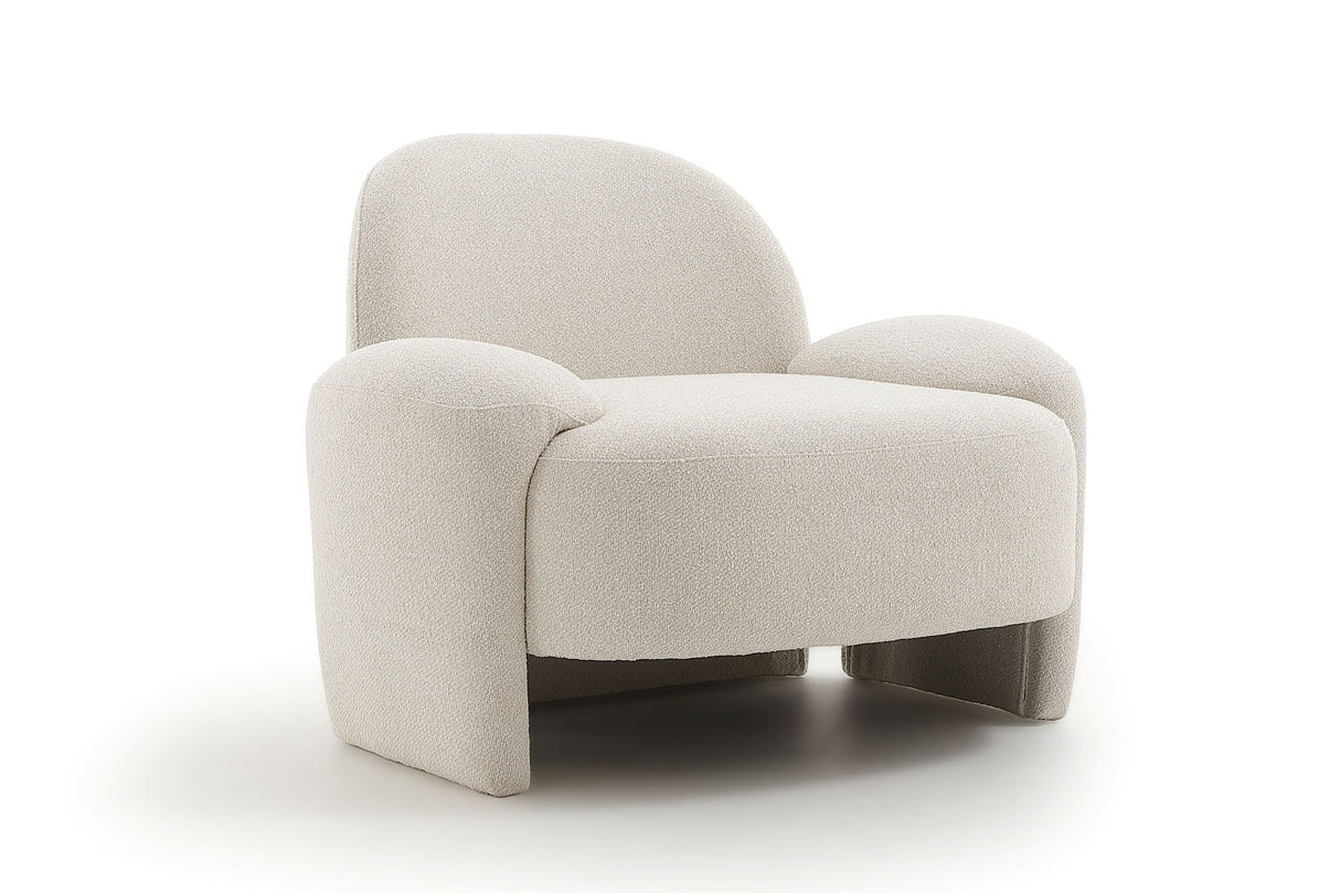 كنب فردي ناديرا باللون البيج