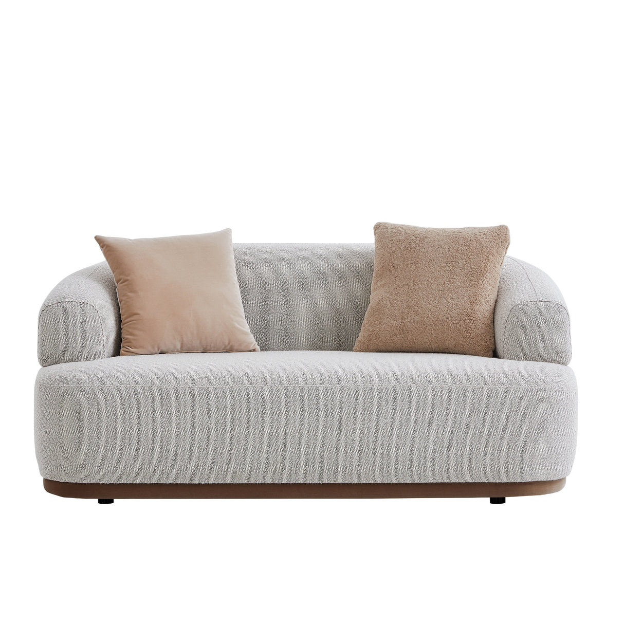 كنب لورينا ثنائي باللون البيج