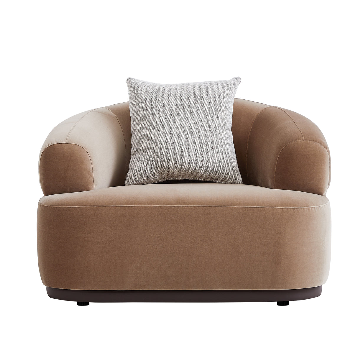 كنب لورينا فردي باللون البني