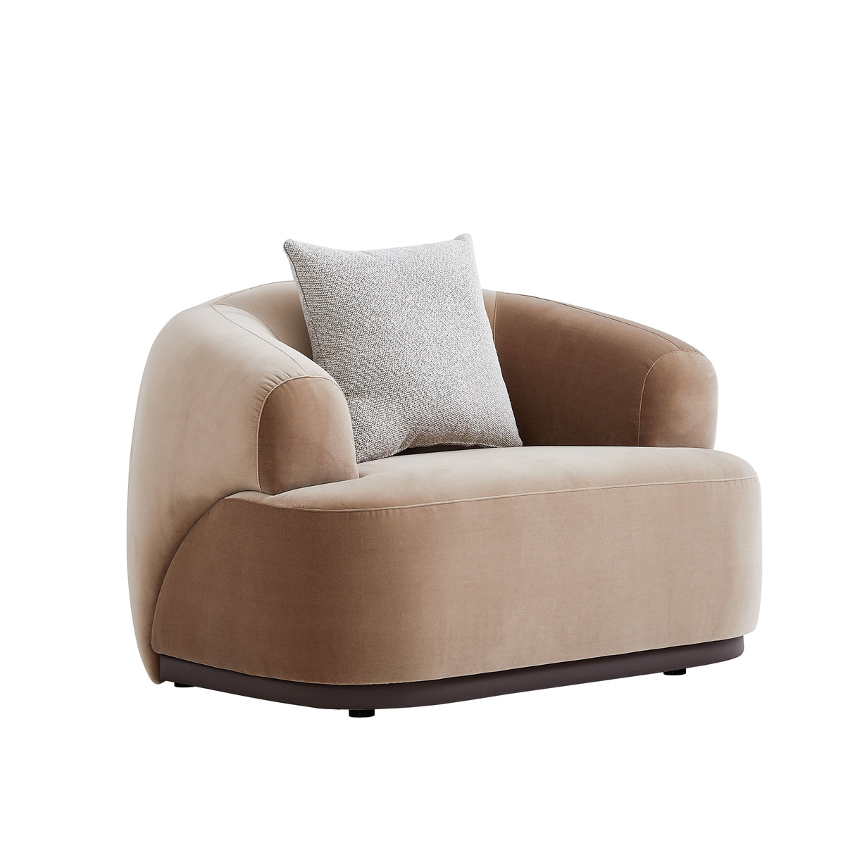 كنب لورينا فردي باللون البني