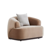 كنب لورينا فردي باللون البني