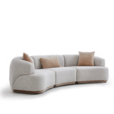 كنب لورينا ثلاثي باللون البيج