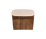 طاولة وسطية أورفي باللون الخشبي