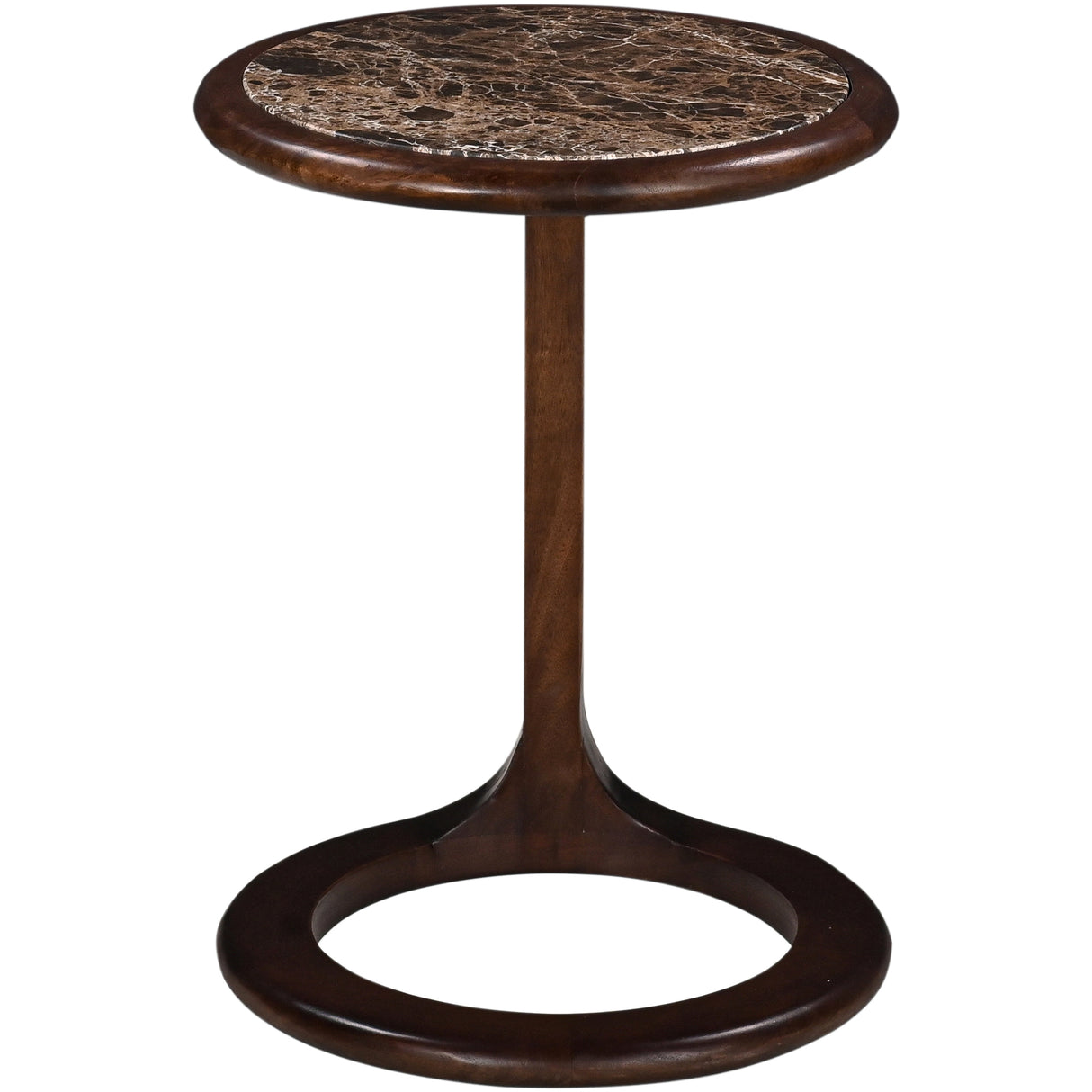 طاولة وسطية توري باللون البني الغامق