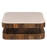 طاولة وسطية أوريا باللون الخشبي