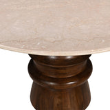 طاولة طعام مارينوفا باللون البني