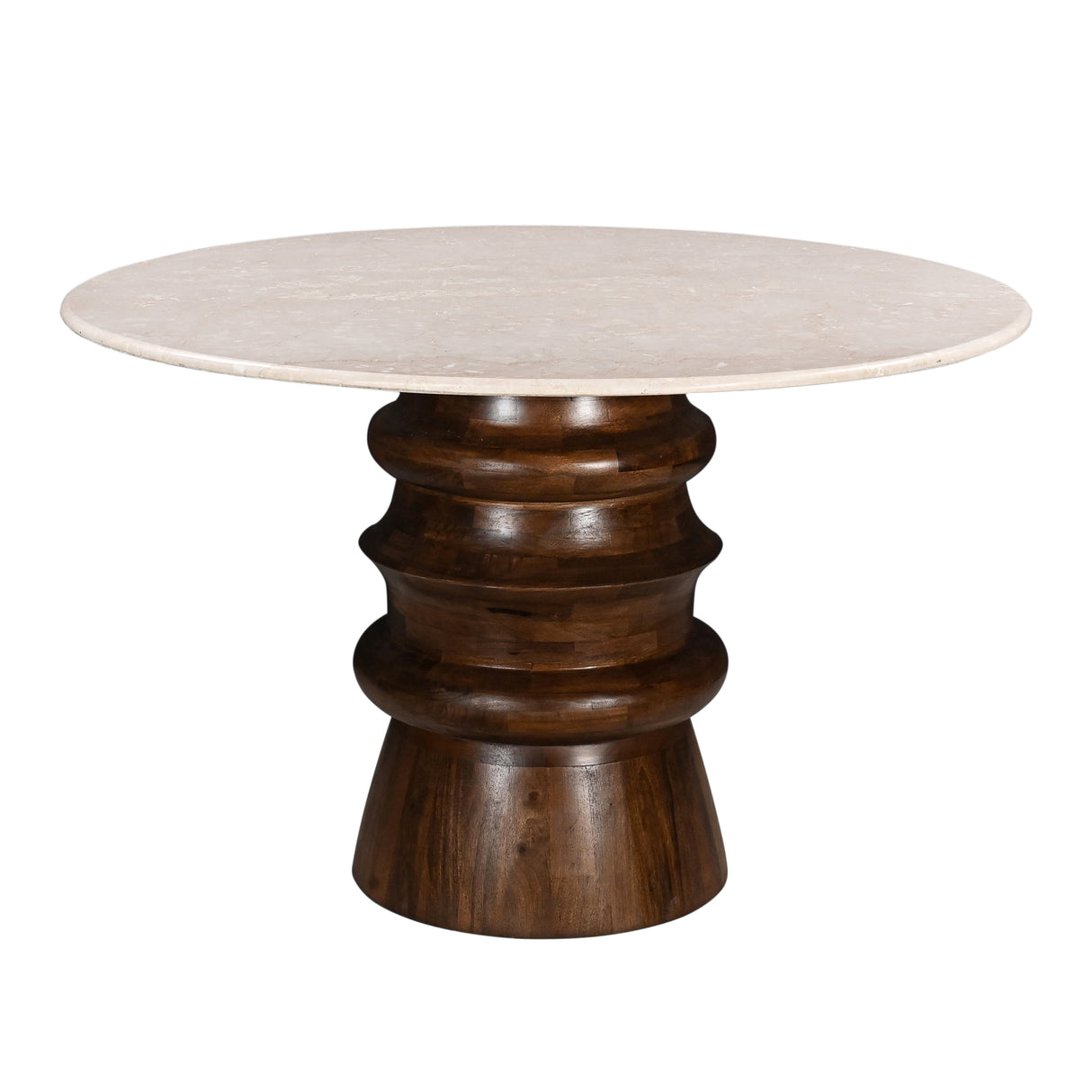 طاولة طعام مارينوفا باللون البني