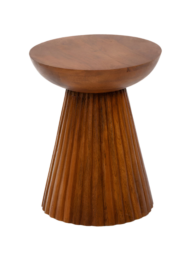 طاولة جانبية تيمور باللون البنى