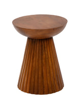 طاولة جانبية تيمور باللون البنى