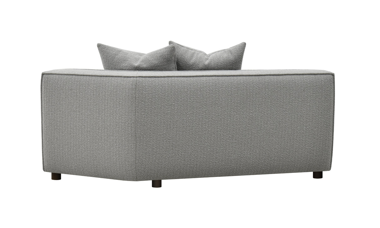 كنب سيلارا فردي باللون الرمادي