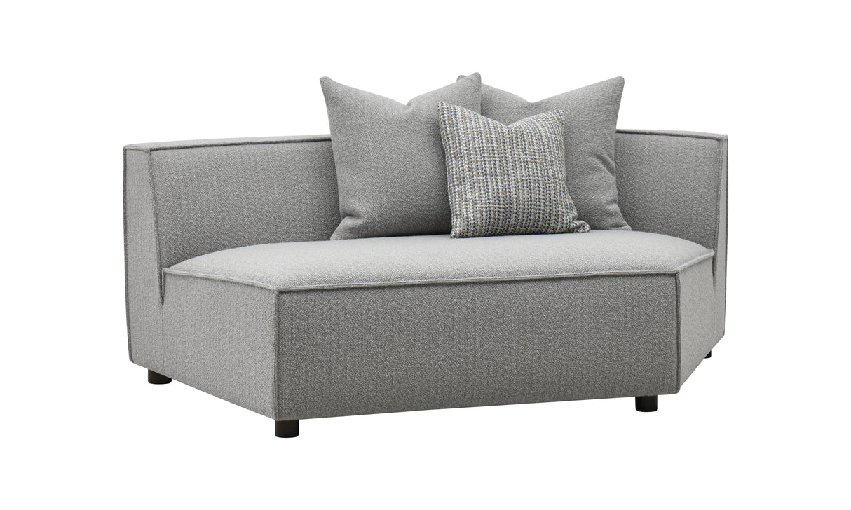 كنب سيلارا فردي باللون الرمادي