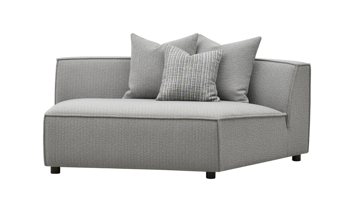 كنب سيلارا فردي باللون الرمادي