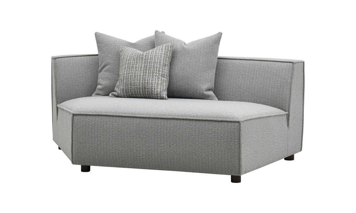 كنب سيلارا فردي باللون الرمادي