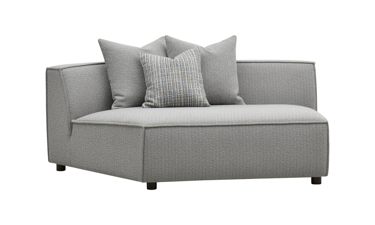 كنب سيلارا فردي باللون الرمادي