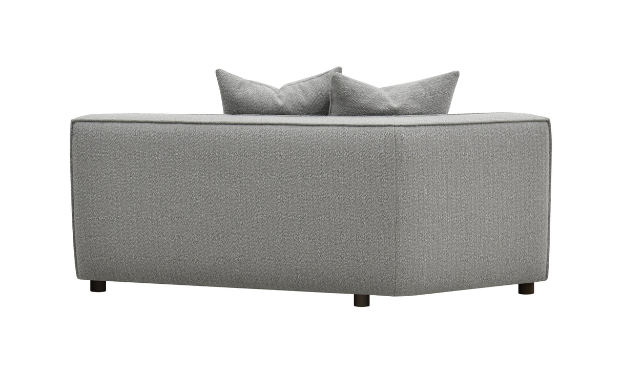 كنب سيلارا فردي باللون الرمادي