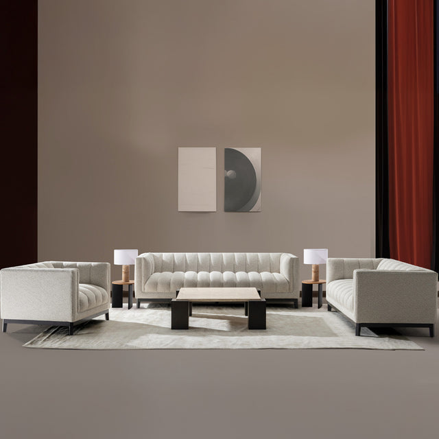 طقم كنب لورا باللون البيج - High Point