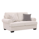 كنب ثنائي تيانا باللون الكريمي