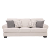 كنب ثلاثي تيانا باللون الكريمي