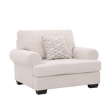 كنب فردى تيانا باللون الكريمي