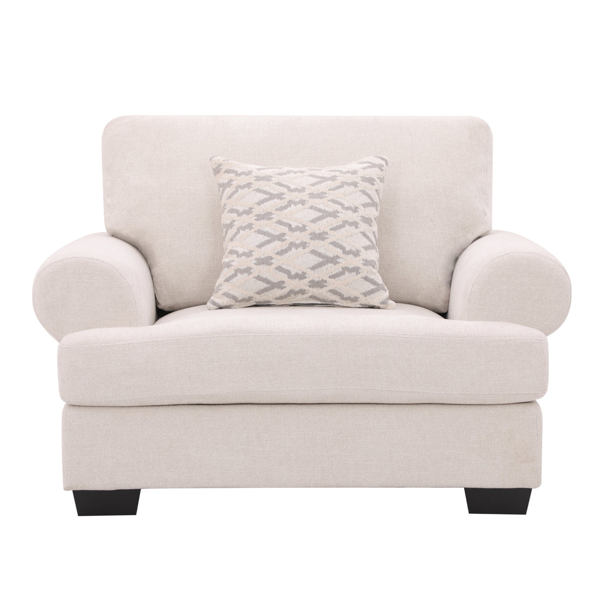 كنب فردى تيانا باللون الكريمي