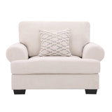 كنب فردى تيانا باللون الكريمي