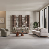 طقم كنب سيول باللون كريمي