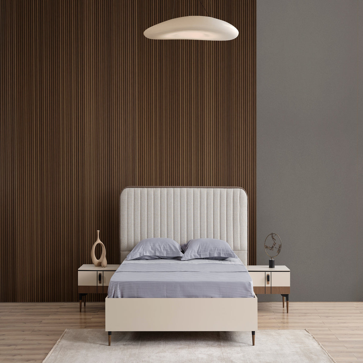 سرير لافرين باللون البيج | من هاي بوينت