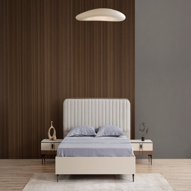 سرير لافرين باللون البيج | من هاي بوينت