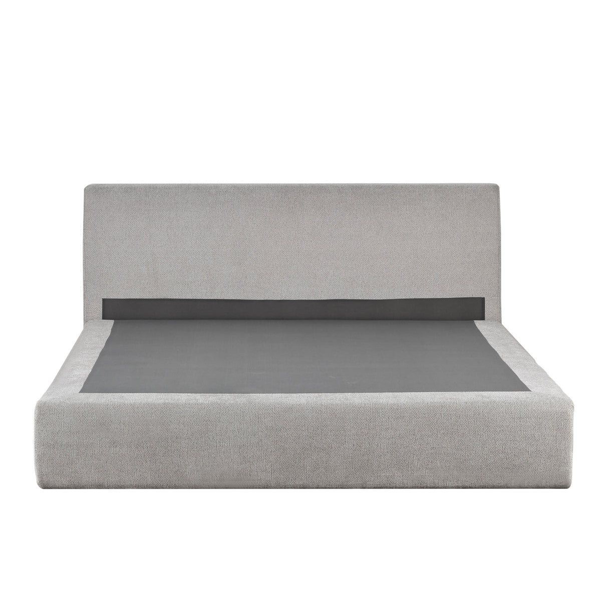 سرير إيلورين مضغوط باللون الرمادي