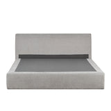 سرير إيلورين مضغوط باللون الرمادي