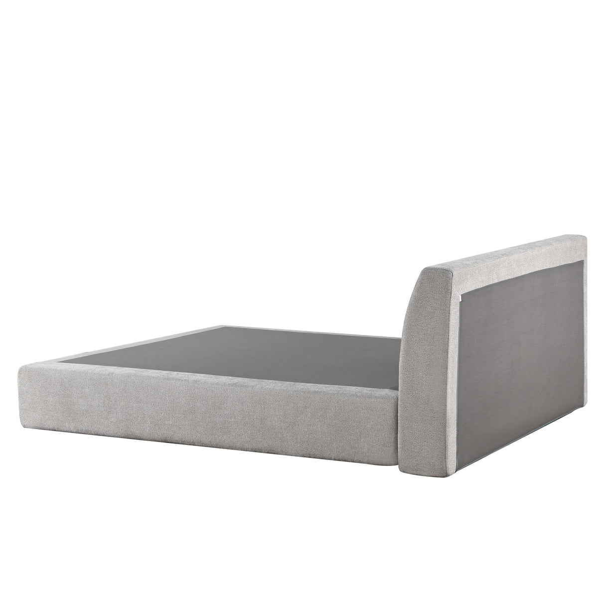 سرير إيلورين مضغوط باللون الرمادي