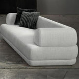 كنب ليفيرا ثنائي باللون الرمادي