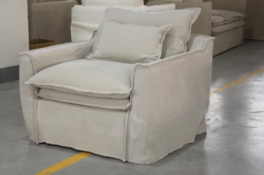 طقم كنب ليمار باللون البيج | من هاي بوينت