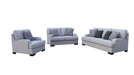 طقم كنب ريموند باللون الكريمي الرمادي | من هاي بوينت