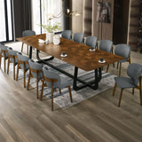 طاولة طعام موريفا باللون البني