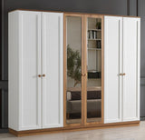 دولاب كينز باللون الرمادي والخشبي | من هاي بوينت