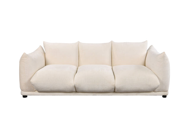 طقم كنب ميراس باللون الكريمي | من هاي بوينت