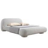 سرير كاريلين باللون الرمادي