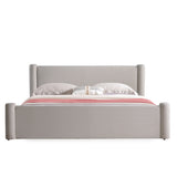 سرير نوفالين باللون الكريمي